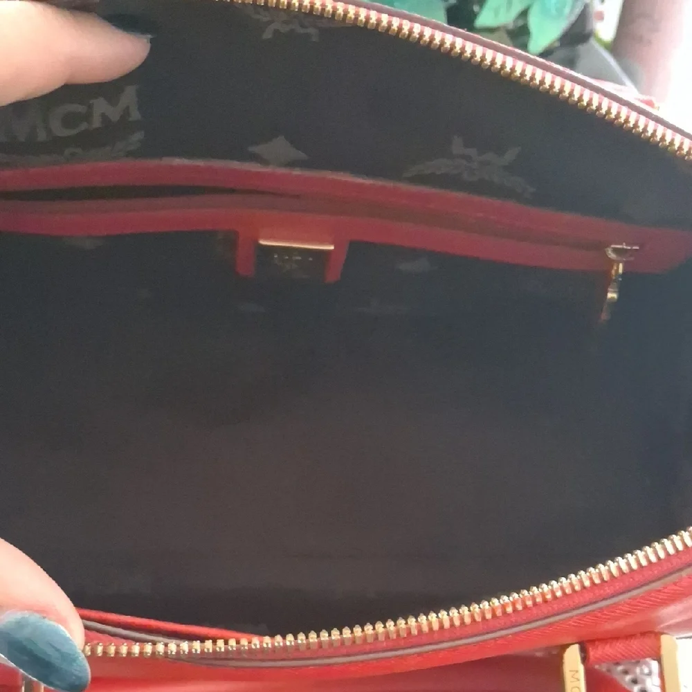 MCM Coral Satchel Bag - Picture 4 of 6